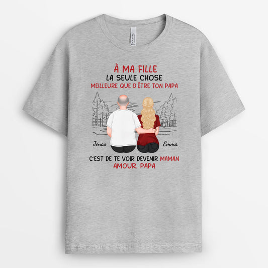 3331AFR2 a mon fils t shirt pour fils personnalise