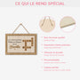 3335QFR4 plaque en bois personnalisee avec mots croises amour de la famille 3335q8m5i