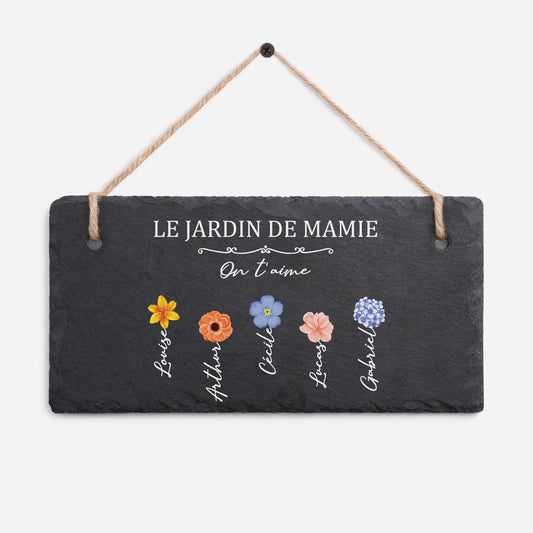 3340AFR1 jardin de mamie maman ardoise de jardin decorative personnalisee 3340ae8l7a