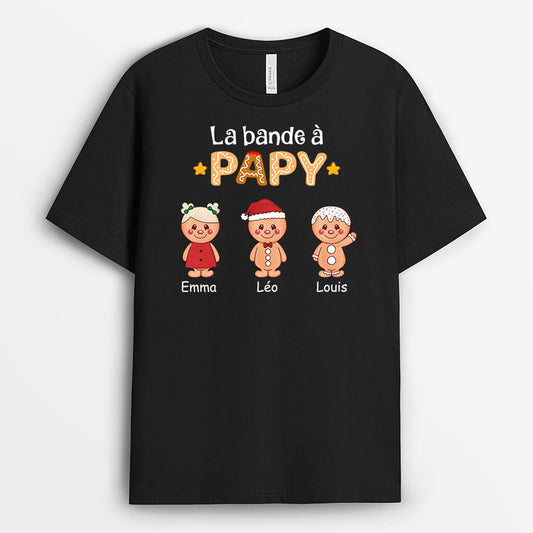 3355AFR2 la bande a mamie version biscuits de noel mignons tee shirt pour mamie personnalise