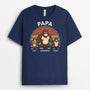 3357AFR2 papy king kong vintage tee shirt pour papy personnalise