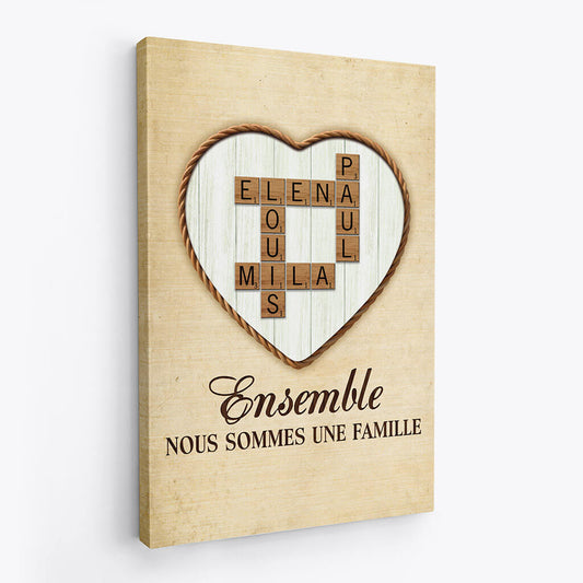 3369CFR2 ensemble nous formons une famille avec mots croises toile famille personnalisable_3e7c9b46 f91c 471c 8051 709e21797cd6