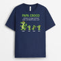 3380AFR2 papy crocodile comme normal mais plus cool t shirt papy personnalise