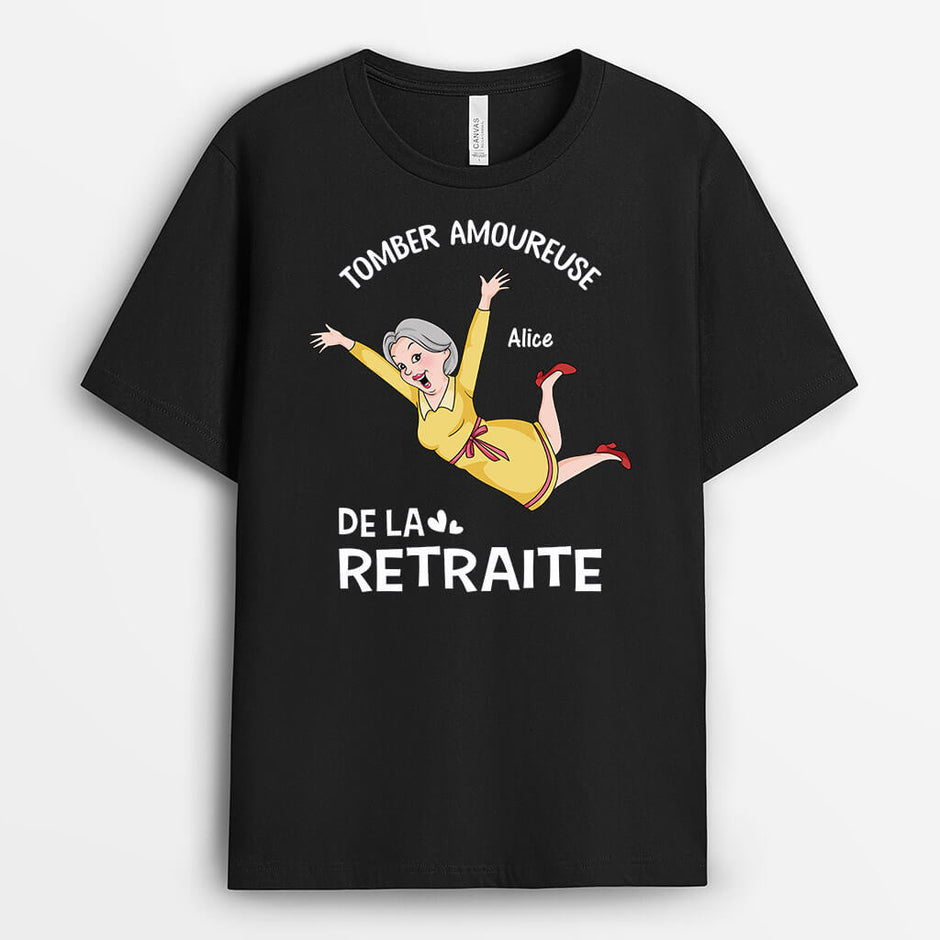 T-shirt Personnalisé Retraite Pas Cher Pour Femme/Homme - Cadeau Plus