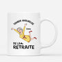 3399MFR1 tomber amoureuse de la retraie mug retraite femme