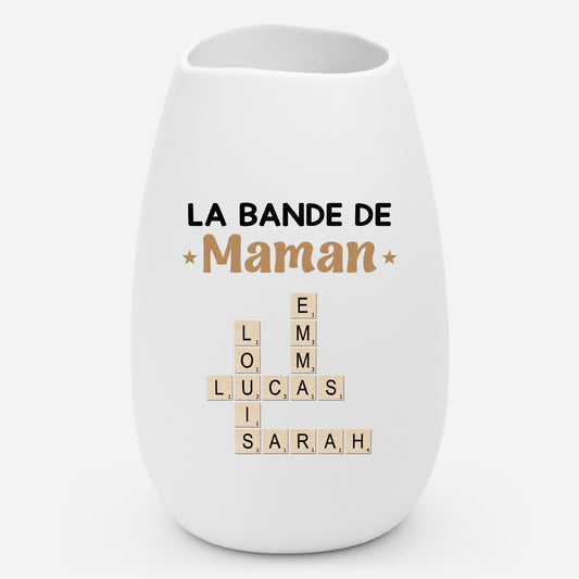 3402AFR1 la bande a maman mamie avec mots croises vase personnalise ceramique mate 3402ao8q5a
