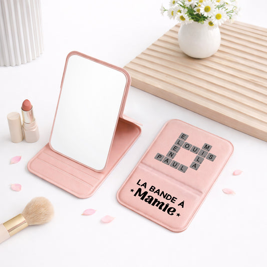 3402AFR2 mots croises de maman mamie miroir de poche personnalise 3402aj8q5a