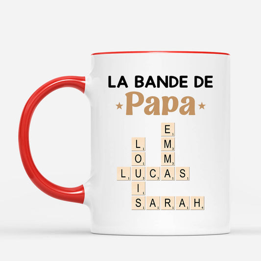 3402MFR2 la bande a mamie avec mots croises bleus mug mamie personnalise