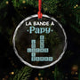 3402OFR1 ornement en verre personnalise la bande a papy cadeau mots croises 3402o8q5b
