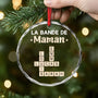 3402OFR2 ornement en verre personnalise la bande a papy cadeau mots croises 3402o8q5b