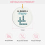 3402OFR3 ornement en verre personnalise la bande a papy cadeau mots croises 3402o8q5b