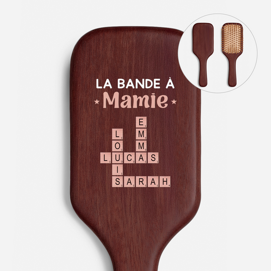 3402QFR1 brosse a cheveux personnalisee en bois la bande a maman mamie avec mots croises 3402qst5i_1fa5e564 5fd3 46a3 bd1b c40f743b1b5e