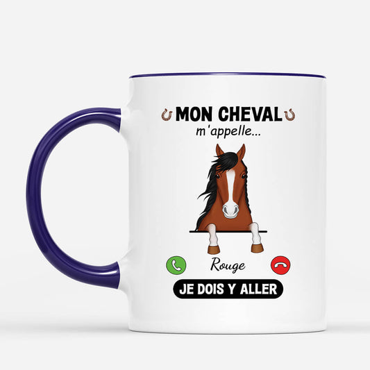 3427MFR2 un appel de mon cheval mug personnalise cheval