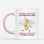 3435MFR2 mug personnalise pour femme et homme libere retraite 3435m8h7b