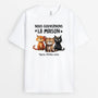 3436AFR1 nous gouvernons la maison vesion chats coquins t shirt personnalise avec chat