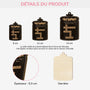 3446OFR3 ornement noel en bois a 1 couche personnalise famille beaucoup damour avec mots croises 3446okv5i