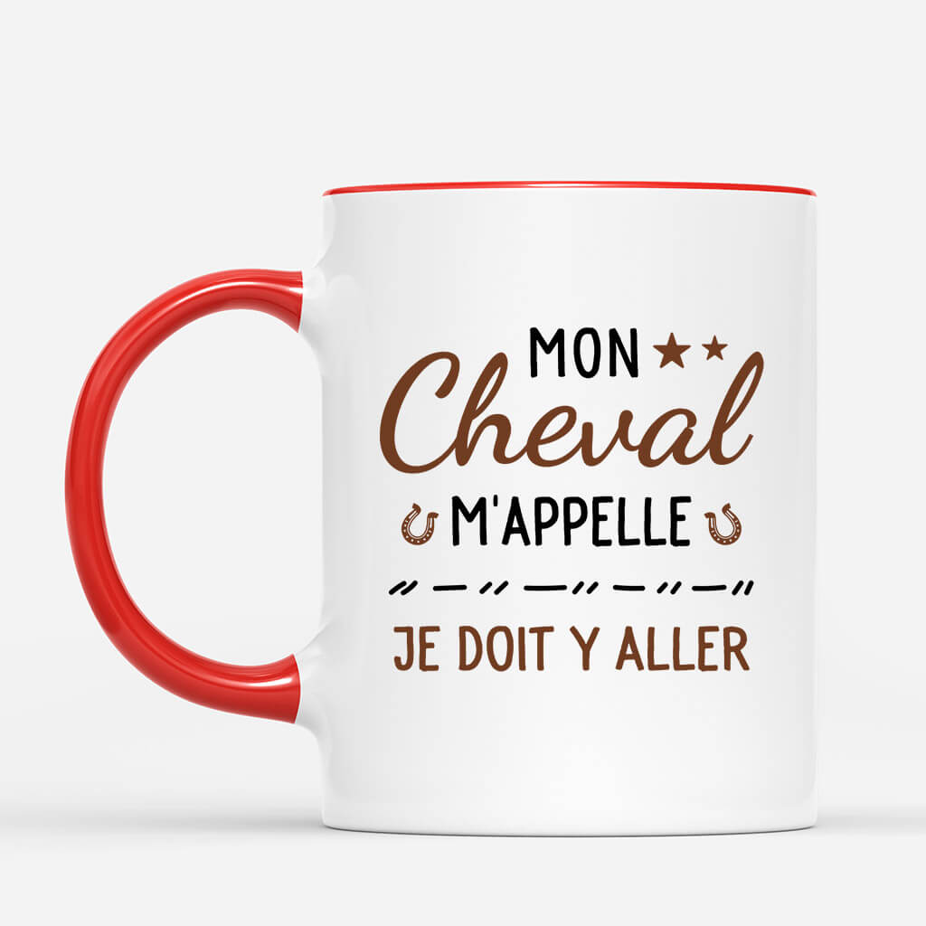 3464MFR3 mon cheval mappelle version femme avec mots croises mug personnalise avec animaux