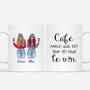 3471MFR1 cafe parce quil est trop tot pour le vin mug personnalise pour meilleure amie