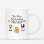 3473MFR1 cher papa merci de ramasser mes crottes et tout le reste mug avec chien personnalise