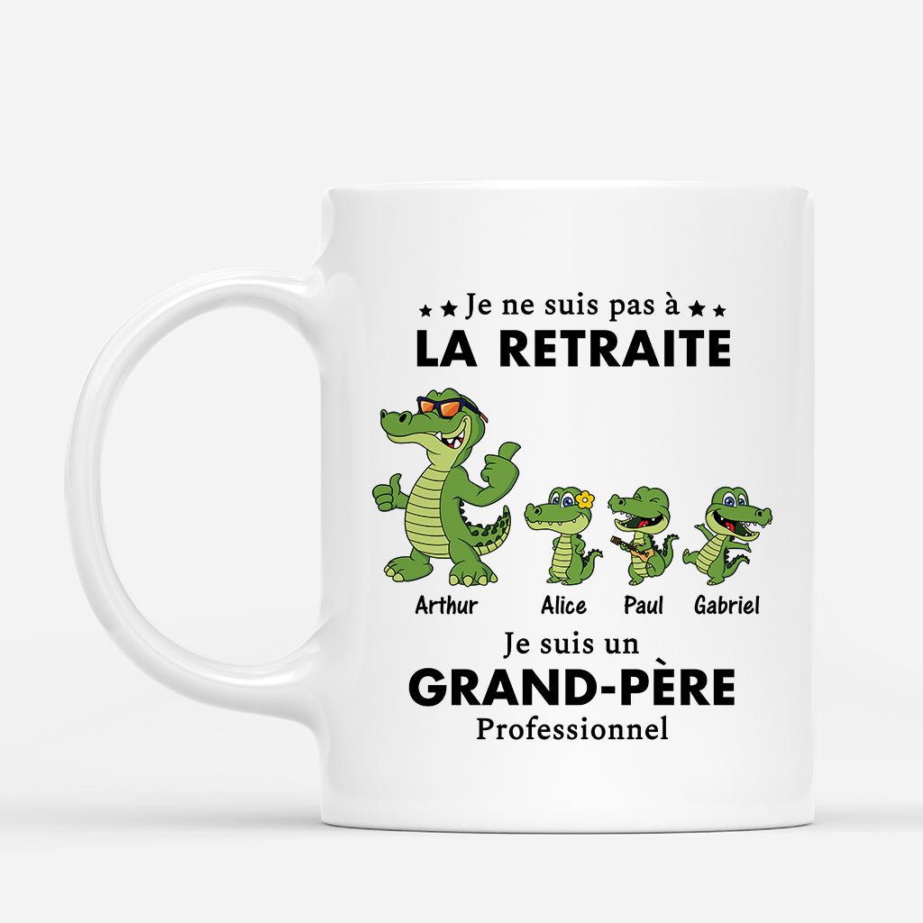 3488MFR1 mug personnalise papy crocodile professionnel 3488m6m8b