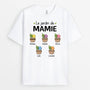 3491AFR1 le jardin de mamie version dessin colore tee shirt mamie personnalise
