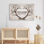 3500CFR3 cette mamie appartient a version larbre en forme de coeur toile mamie personnalisable