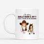 3507MFR1 cest lheure de nourrir les chevaux mug femme personnalise