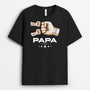 3509AFR1 papy avec check mains tee shirt papy personnalise