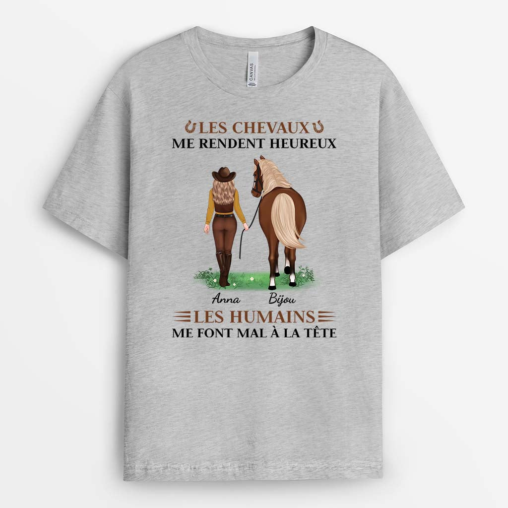 3560AFR2 les chevaux me rendent heureux t shirt cheval_ personnalise