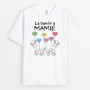 3562AFR1 la bande a mamie elephant avec ballons colores tee shirt mamie personnalise