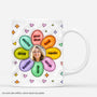 3631MFR1 la plus belle fleur avec photo 3d mug personnalisable