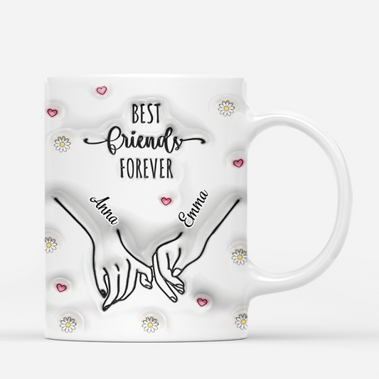 3633MFR2 meilleures amies pour toujours 3d mug personnalise pour meilleure amie