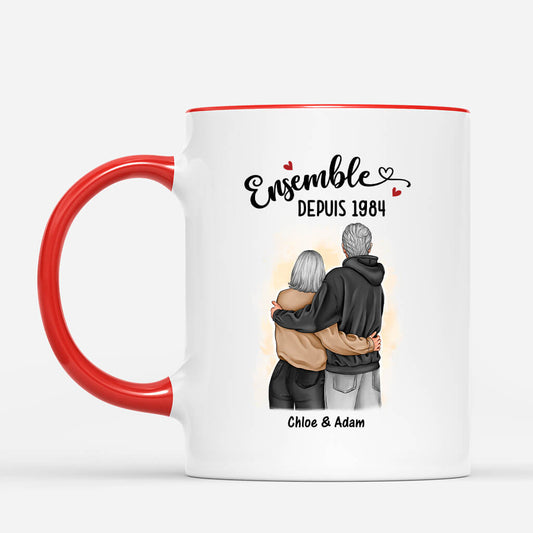 3653MFR2 ensemble depuis longtemps mug personnalise couple