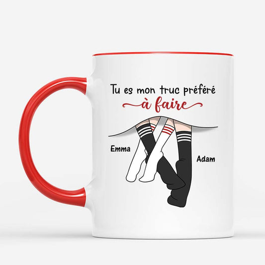 3654MFR2 tu es mon truc prefere a faire version couple humoristique mug personnalise couple