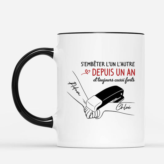 3656MFR2 sembeter lun lautre depuis 15 ans mug personnalise couple