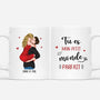 3660MFR1 tu es mon petit monde parfait mug personnalise couple