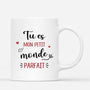 3660MFR3 tu es mon petit monde parfait mug personnalise couple