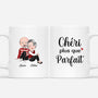 3666MFR1 cheri plus que parfait mug sur mesure pour couple