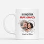 3670MFR1 bonjour mon amour avec photo avec photo tasse personnalisable couple