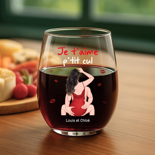 3671IFR1 verre a vin sans pied couple personnalise je taime mon cheri 3671i6q5g