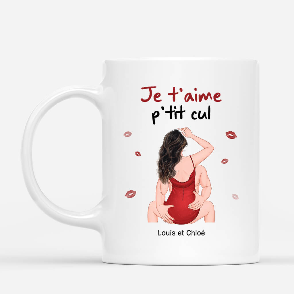 3671MFR1 je taime ptit cul tasse personnalisable pour couple