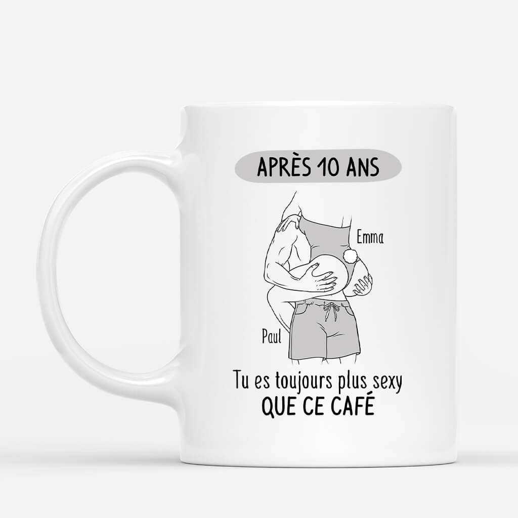 3704MFR1 tu es toujours plus sexy que ce cafe version monochrome tasse personnalisee couple