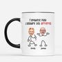 3734MFR2 3734MFR1 tinquiete pas jassure tes arrieres avec visages mug pour couple personnalisable