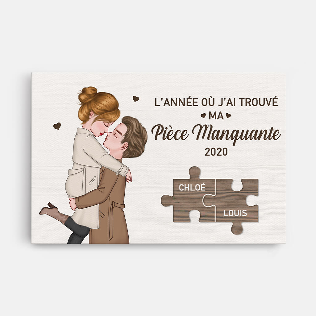 3740CFR1 l_annee ou j_ai trouve ma piece manquante toile couple personnalisable