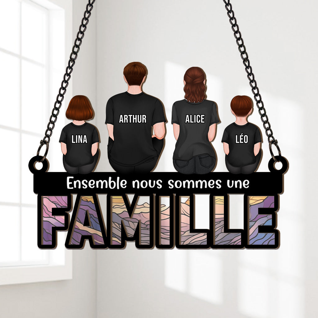 3785UFR1 attrape soleil personnalise en acrylique famille ensemble 3785u6h5i