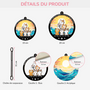 3788UFR3 attrape soleil personnalise en acrylique avec chats bonjour 3788u6i5d