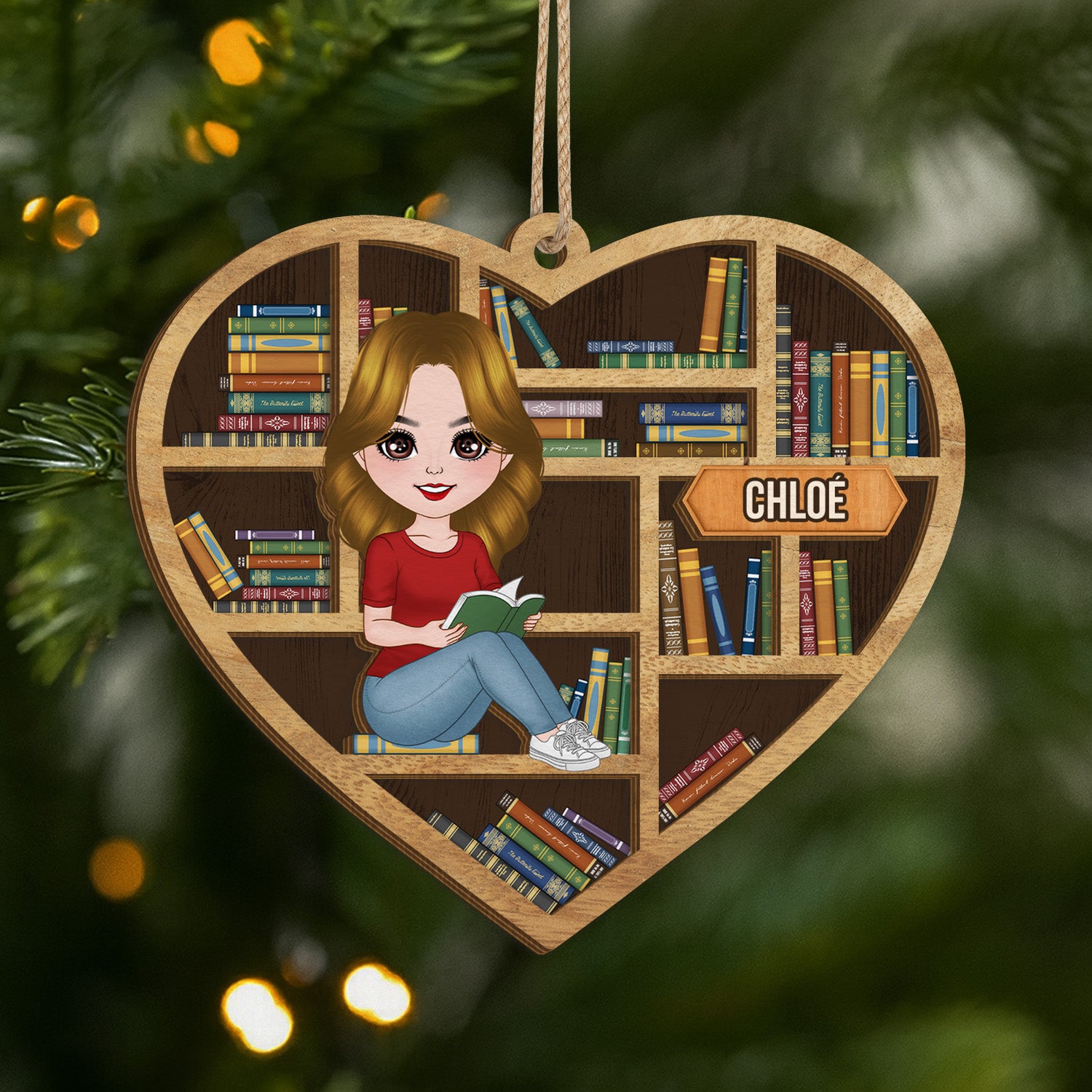 3794OFR1 ornement en bois a 2 couches personnalise lamour des livres 3794okl0a_dd553aed fed1 4ac6 a69a bbdcd4867b65
