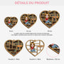 3794OFR3 ornement en bois a 2 couches personnalise lamour des livres 3794okl0a