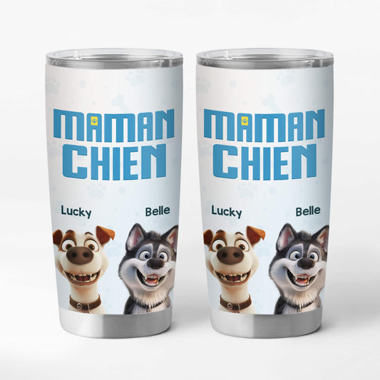 3833TFR1 gobelet a vin personnalise 591 ml maman chien papa chien design cartoon 3833T5I5C