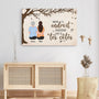 3839CFR3 tableau maman personnalise dessin maman et sa fille_ 3839C